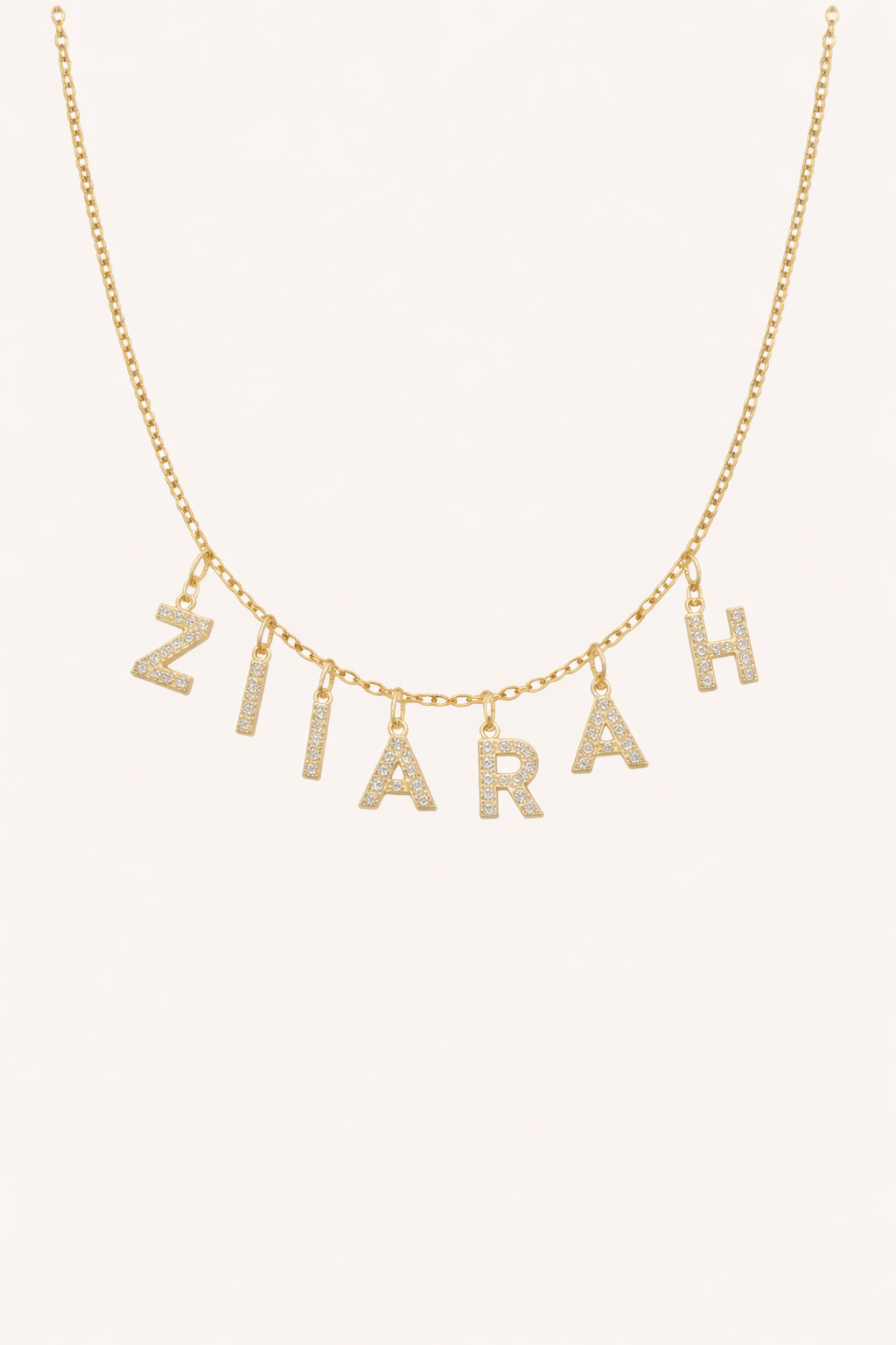 PAVÉ NAME NECKLACE