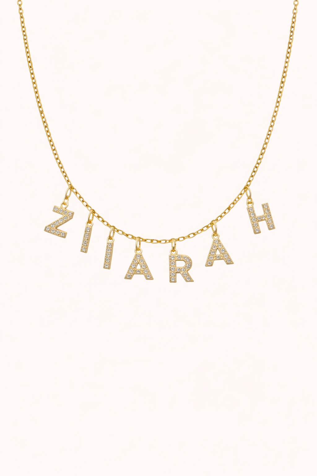PAVÉ NAME NECKLACE