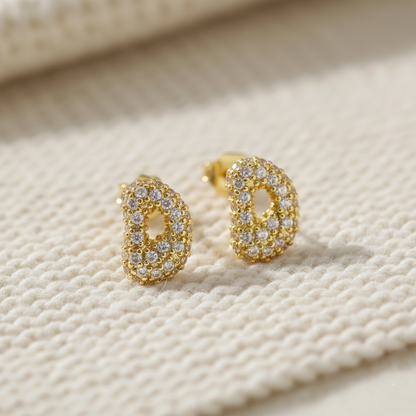 Initial Earrings