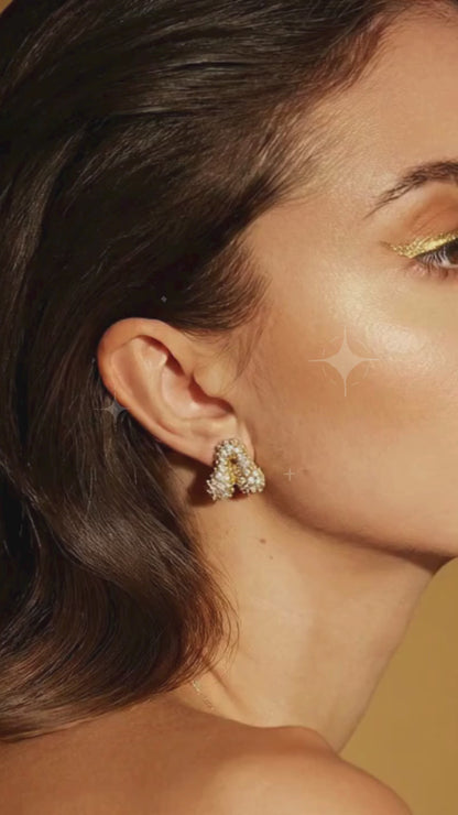 Initial Earrings
